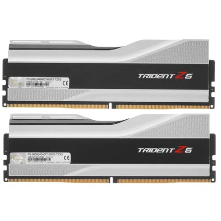 Оперативная память G.Skill TRIDENT Z5 (F5-5600J4040C16GX2-TZ5S) 32 ГБ серый
