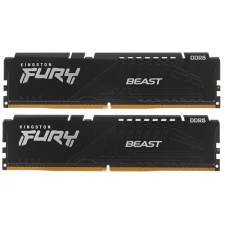 Оперативная память Kingston FURY Beast Black (KF552C40BBK2-64) 64 ГБ черный