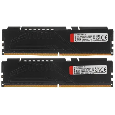 Оперативная память Kingston FURY Beast Black (KF552C40BBK2-64) 64 ГБ черный