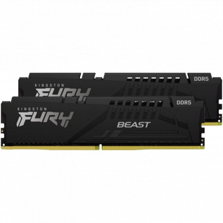 Оперативная память Kingston FURY Beast Black (KF552C40BBK2-64) 64 ГБ черный