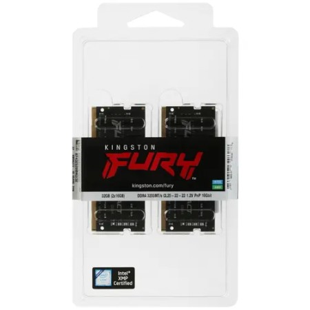 Оперативная память Kingston FURY Impact (KF432S20IBK2/32) 32 ГБ черный