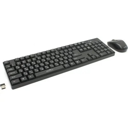 Клавиатура + мышь беспроводная Oklick 210M черный