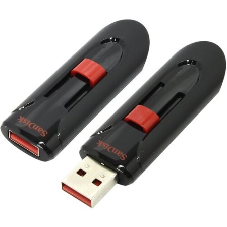 128 ГБ USB Флеш-накопитель SanDisk Cruzer Glide (SDCZ60-128G-B35) черный