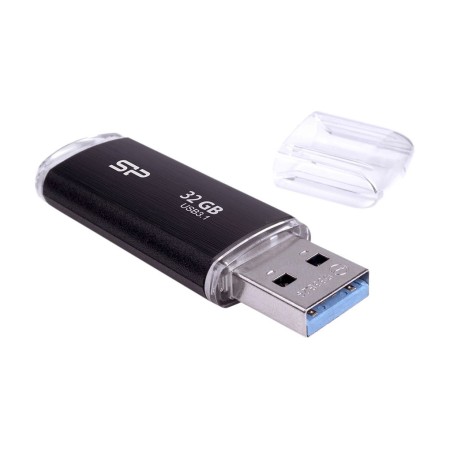 32 ГБ USB Флеш-накопитель Silicon Power Blaze B02 (SP032GBUF3B02V1K) черный