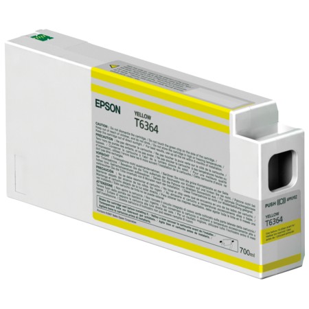 Картридж струйный Epson T6364 (C13T636400) желтый (с чипом)