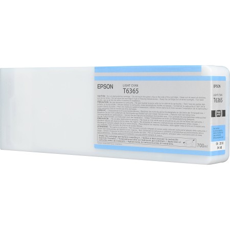 Картридж струйный Epson T6365 (C13T636500) светло-голубой (с чипом)