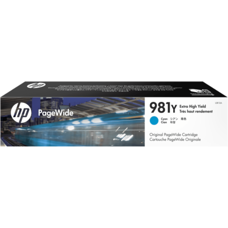 Картридж струйный HP 981Y (L0R13A) голубой (повышенная емкость) (с чипом)