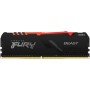 Оперативная память Kingston FURY Beast Black RGB (KF432C16BBA/16) 16 ГБ черный