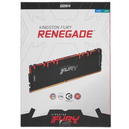 Оперативная память Kingston Fury Renegade (KF430C16RBAK2/64) 64 ГБ черный