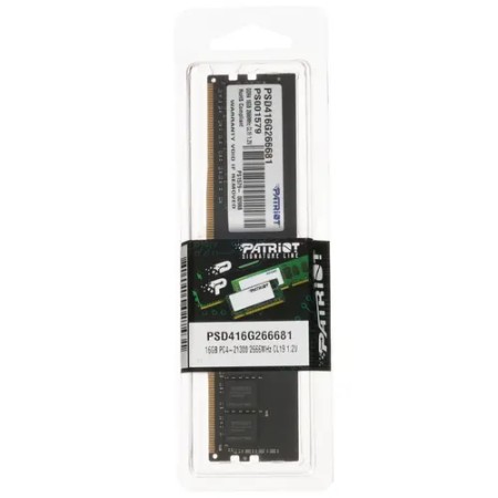 Оперативная память Patriot Signature Line (PSD416G266681) 16 ГБ черный