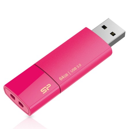64 ГБ USB Флеш-накопитель Silicon Power Blaze B05 (SP064GBUF3B05V1H) розовый