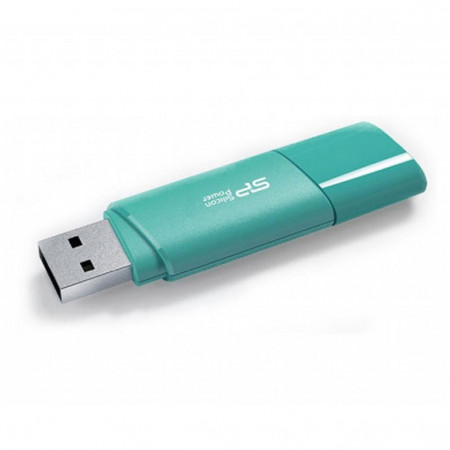 64 ГБ USB Флеш-накопитель Silicon Power Ultima U06 (SP064GBUF2U06V1B) берюзовый