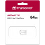 64 ГБ USB Флеш-накопитель Transcend JetFlash 710 (TS64GJF710S) белый