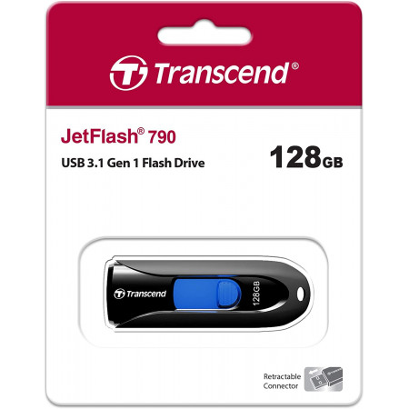 128 ГБ USB Флеш-накопитель Transcend JetFlash 790 (TS128GJF790K)