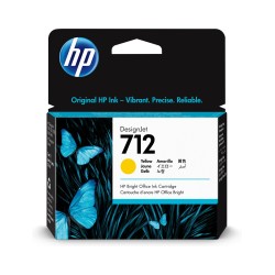Картридж струйный HP 712 (3ED69A) желтый (с чипом)
