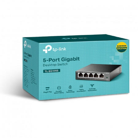 Коммутатор TP-Link TL-SG105S черный