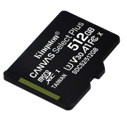 512 ГБ Карта памяти Kingston Canvas Select Plus microSDXC (SDCS2/512GBSP) черный