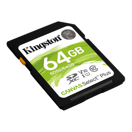 64 ГБ Карта памяти Kingston Canvas Select Plus SDXC (SDS2/64GB) черный
