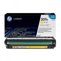 Картридж лазерный HP 307A (CE742A) жёлтый (с чипом)