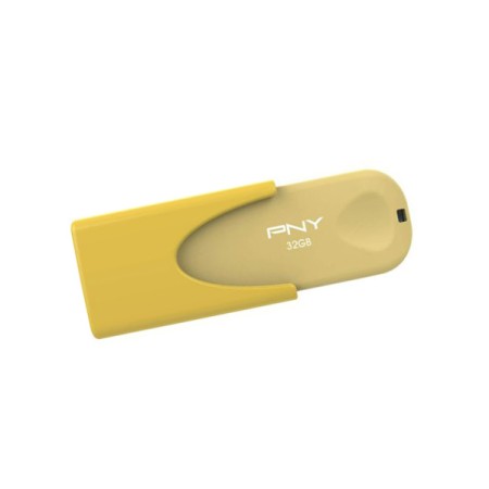 32 ГБ USB Флеш-накопитель PNY Attache 4 (P-FD32GAT4CY-RB) желтый