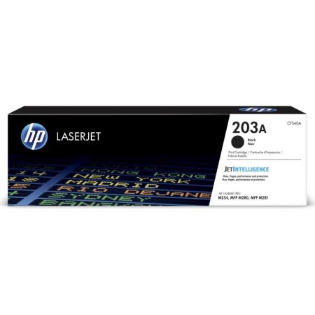Картридж лазерный HP 203A (CF540A) черный