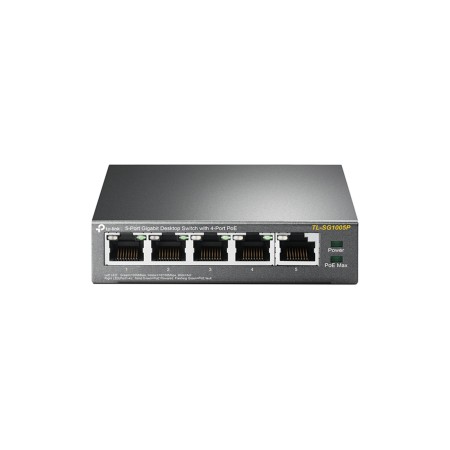 Коммутатор TP-Link TL-SG1005P черный