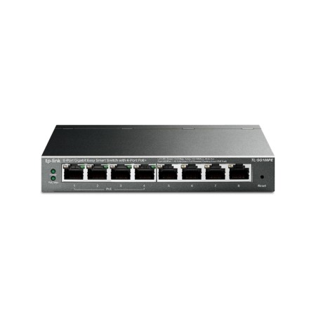 Коммутатор TP-Link TL-SG108PE черный