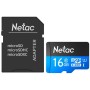16 ГБ Карта памяти Netac microSDHC (P500STN) + адаптер черный