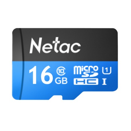 16 ГБ Карта памяти Netac microSDHC (P500STN) + адаптер черный