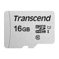 16 ГБ Карта памяти Transcend 300S microSDHC (TS16GUSD300S) белый