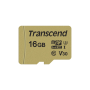 16 ГБ Карта памяти Transcend microSDHC (TS16GUSD500S) + адаптер черный