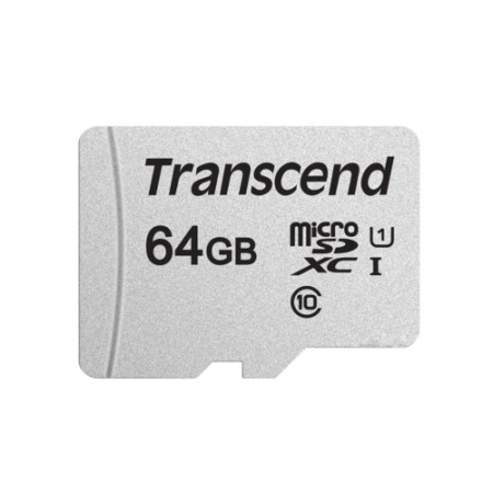 64 ГБ Карта памяти Transcend 300S microSDXC (TS64GUSD300S) белый
