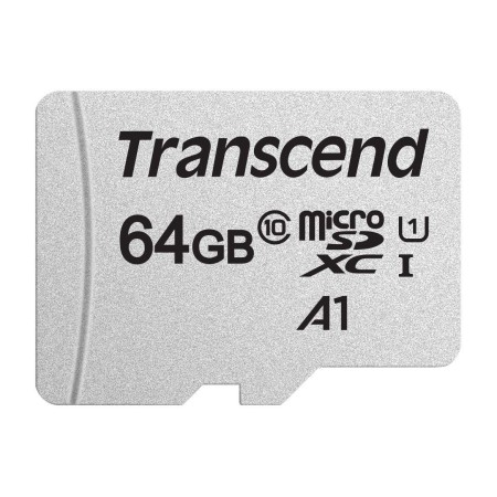 64 ГБ Карта памяти Transcend 300S microSDXC (TS64GUSD300S) белый