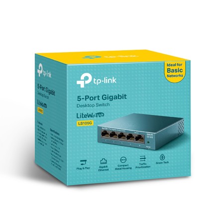 Коммутатор TP-Link LS105G синий