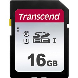 16 ГБ Карта памяти Transcend 300S SDHC (TS16GSDC300S) черный