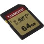 64 ГБ Карта памяти Transcend 500S SDXC (TS64GSDC500S) черный