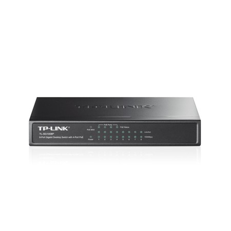 Коммутатор TP-Link TL-SG1008P черный