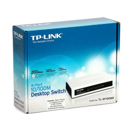 Коммутатор TP-Link TL-SF1008D белый