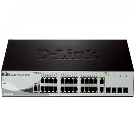 Коммутатор D-Link DES-1210-28/ME_RFB/B2 черный