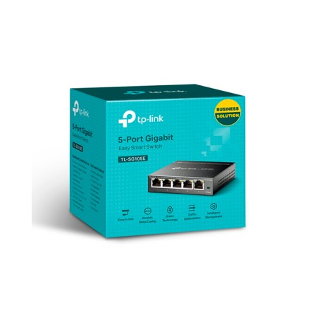 Коммутатор TP-Link TL-SG105E черный