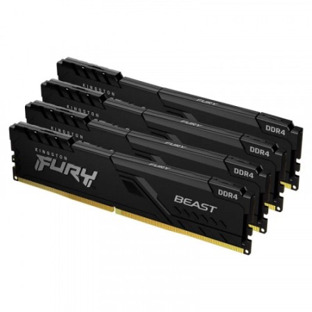 Оперативная память Kingston FURY Beast Black (KF426C16BB1K4/64) 64 ГБ черный
