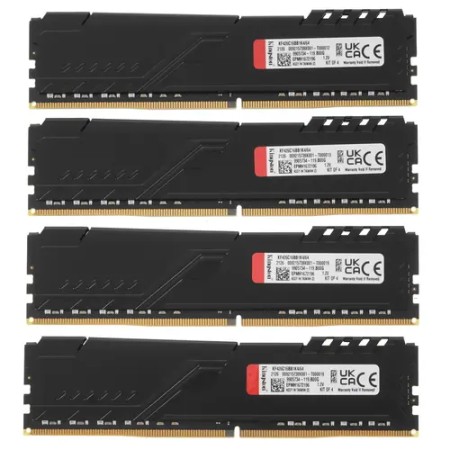 Оперативная память Kingston FURY Beast Black (KF426C16BB1K4/64) 64 ГБ черный