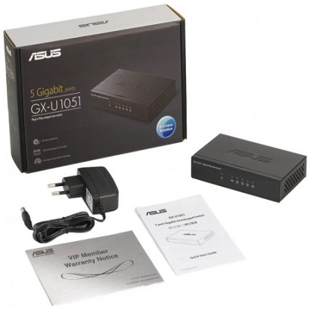 Коммутатор ASUS GX-U1051 черный