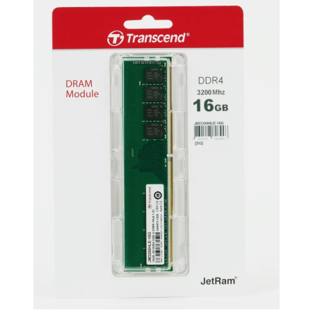 Оперативная память Transcend JetRam (JM2666HLG-16GK) 16 ГБ зеленый