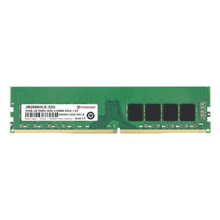 Оперативная память Transcend JetRam (JM2666HLE-32G) 32 ГБ зеленый