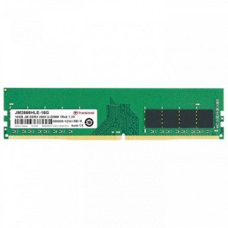 Оперативная память Transcend JetRam (JM2666HLE-16G) 16 ГБ зеленый