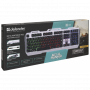Клавиатура проводная Defender Metal Hunter GK-140L (45140) белый