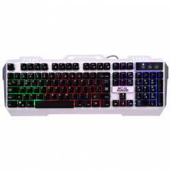 Клавиатура проводная Defender Metal Hunter GK-140L (45140) белый