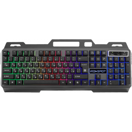 Клавиатура проводная Defender IronSpot GK-320L (45320) черный