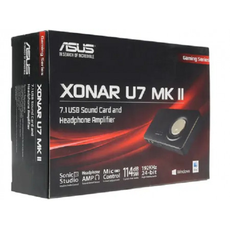 Внешняя звуковая карта ASUS Xonar U7 MKII (90YB00KB-M0UC00) черный